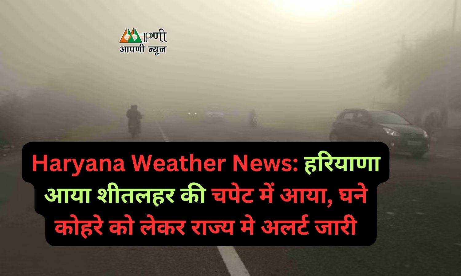 Haryana Weather News: हरियाणा आया शीतलहर की चपेट में आया, घने कोहरे को लेकर राज्य मे अलर्ट जारी