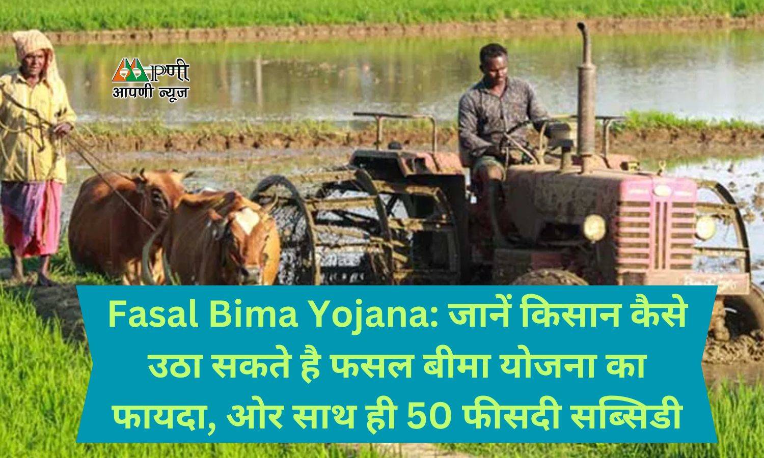 Fasal Bima Yojana: जानें किसान कैसे उठा सकते है फसल बीमा योजना का फायदा, ओर साथ ही 50 फीसदी सब्सिडी