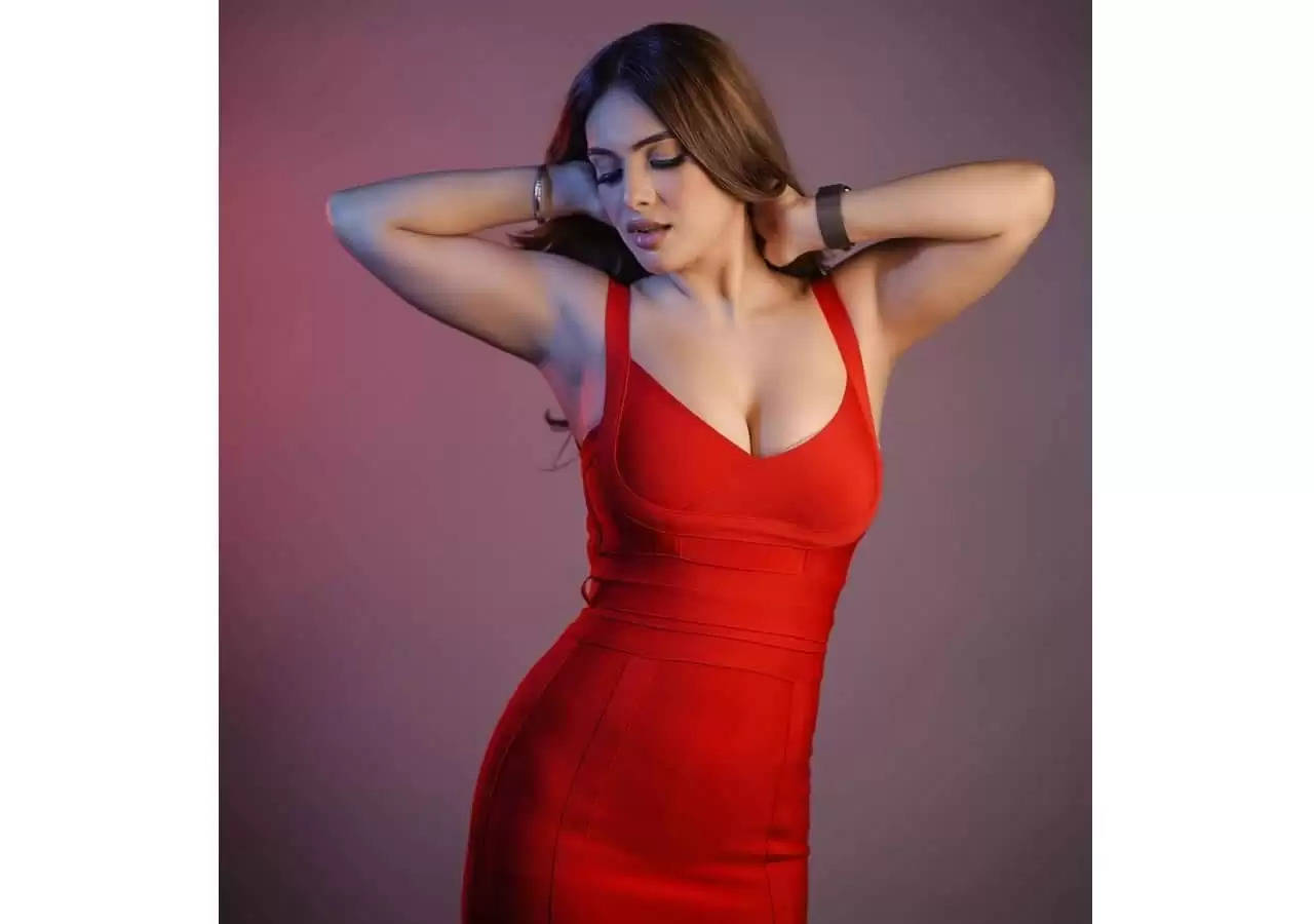 Neha Malik New Photoshoot: नेहा मलिक ने रेड ड्रेस में दिखाया हॉट फिगर, तस्वीरें देख चढ़ा इंटरनेट का पारा